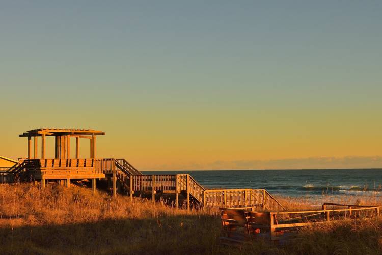 kill devil hills beach and ocean